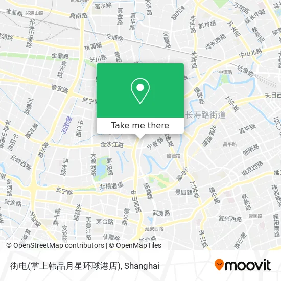 街电(掌上韩品月星环球港店) map