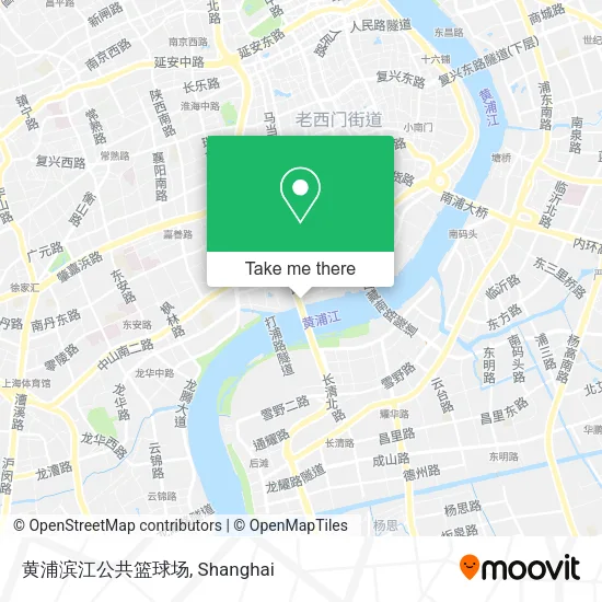 黄浦滨江公共篮球场 map