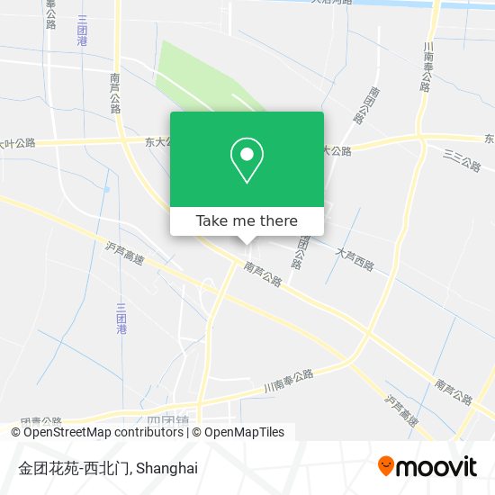 金团花苑-西北门 map