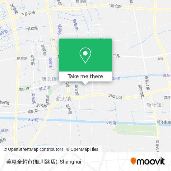 美惠全超市(航川路店) map