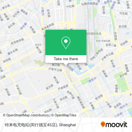 特来电充电站(闵行德宝4S店) map