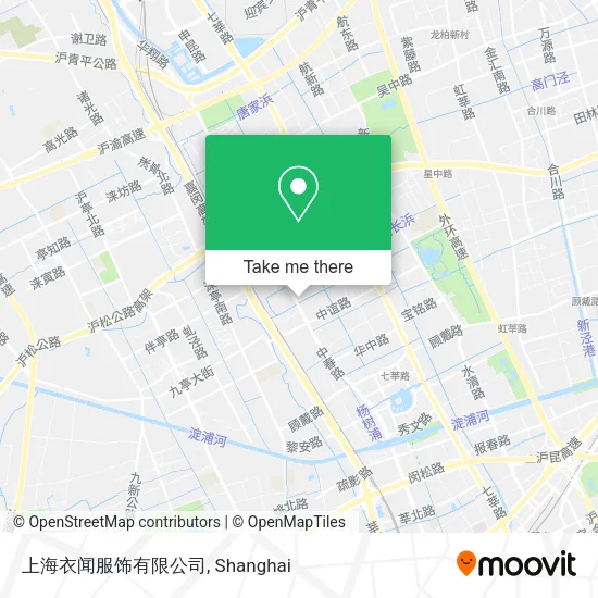 上海衣闻服饰有限公司 map