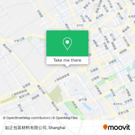 如正包装材料有限公司 map