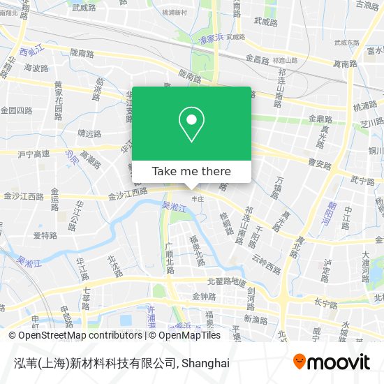 泓苇(上海)新材料科技有限公司 map