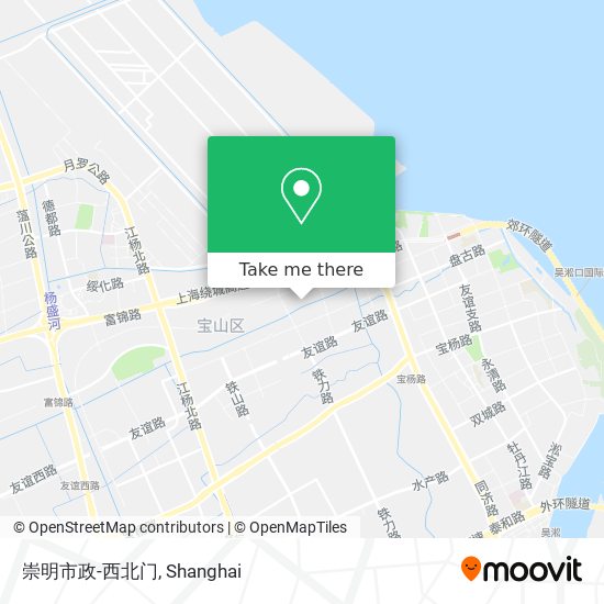 崇明市政-西北门 map