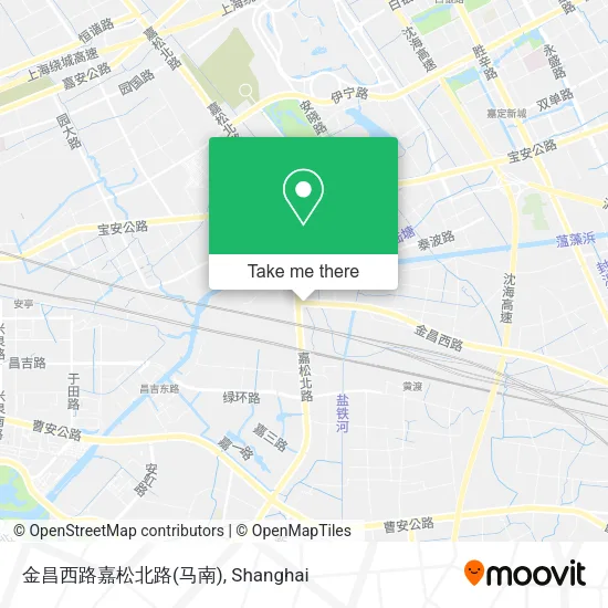 金昌西路嘉松北路(马南) map