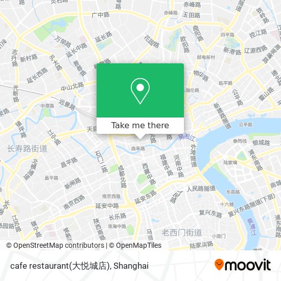 cafe restaurant(大悦城店) map