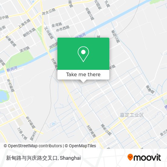 新甸路与兴庆路交叉口 map