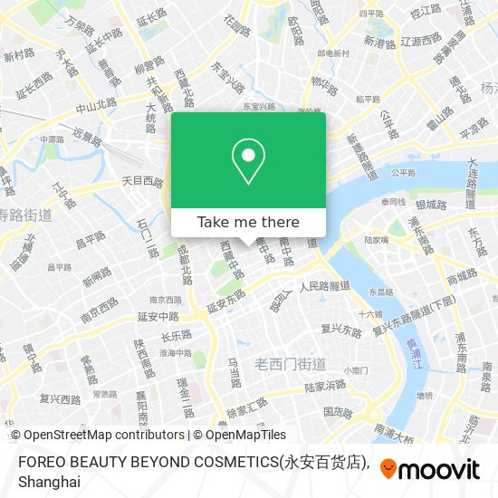 FOREO BEAUTY BEYOND COSMETICS(永安百货店) map