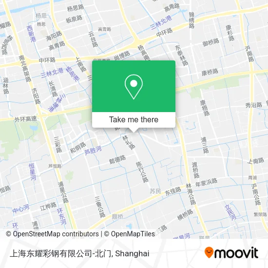 上海东耀彩钢有限公司-北门 map