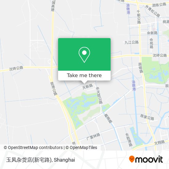 玉凤杂货店(新宅路) map