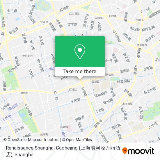 Renaissance Shanghai Caohejing (上海漕河泾万丽酒店) map