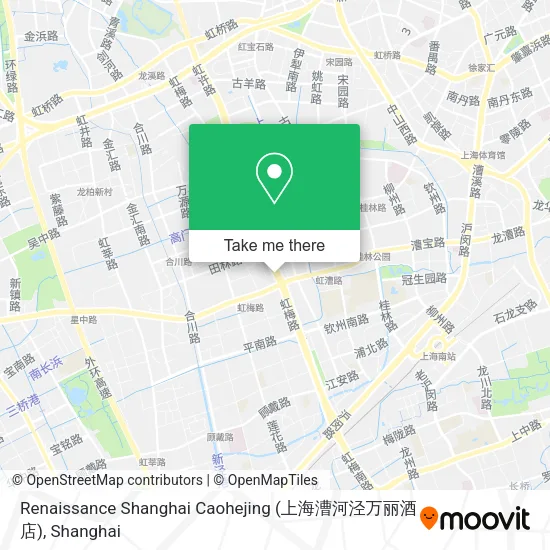 Renaissance Shanghai Caohejing (上海漕河泾万丽酒店) map