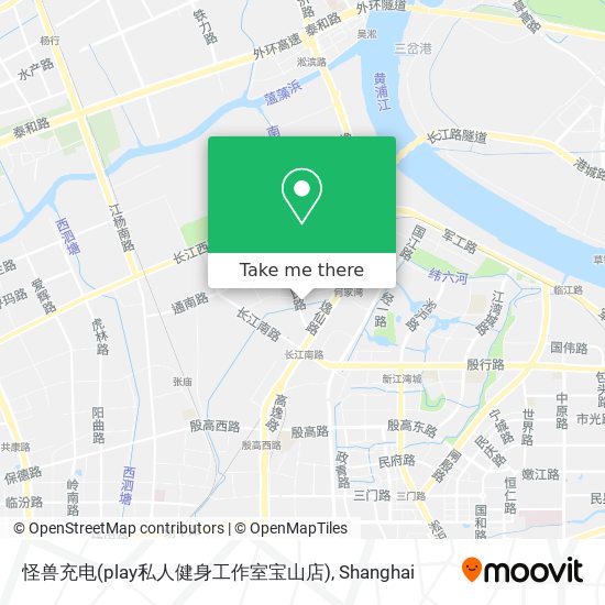 怪兽充电(play私人健身工作室宝山店) map