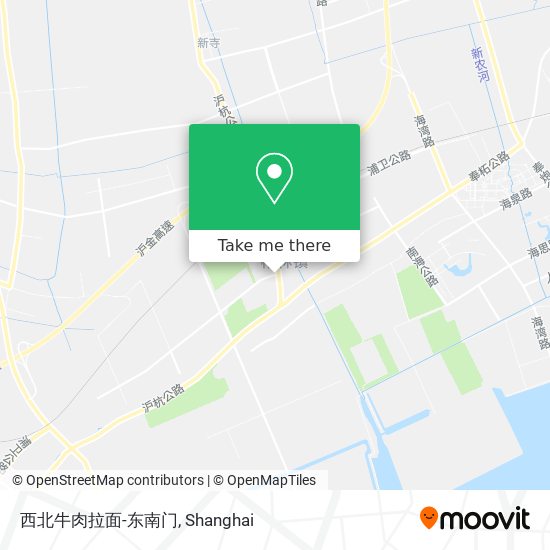 西北牛肉拉面-东南门 map