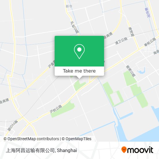上海阿昌运输有限公司 map