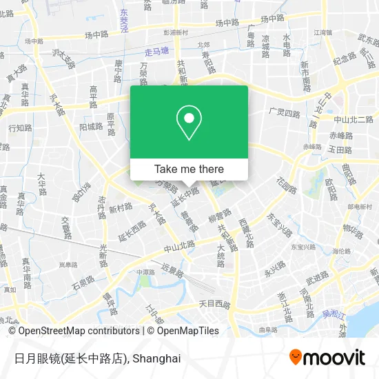 日月眼镜(延长中路店) map