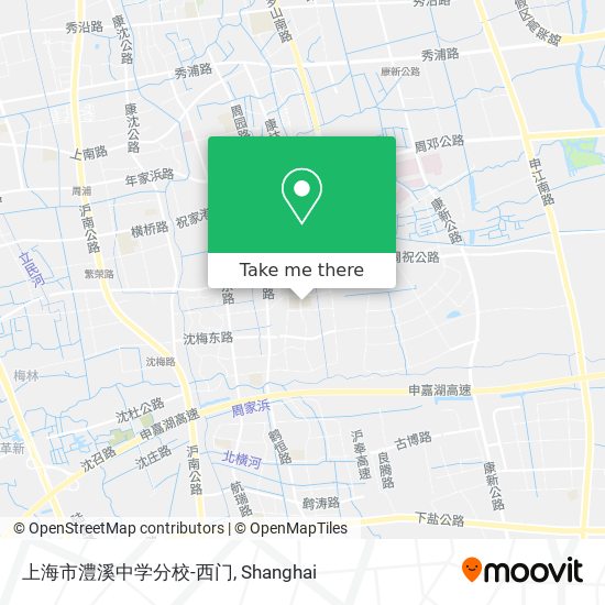 上海市澧溪中学分校-西门 map