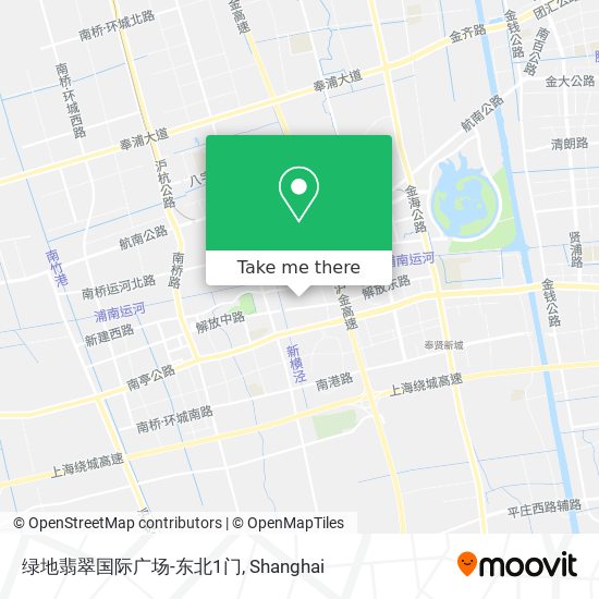绿地翡翠国际广场-东北1门 map