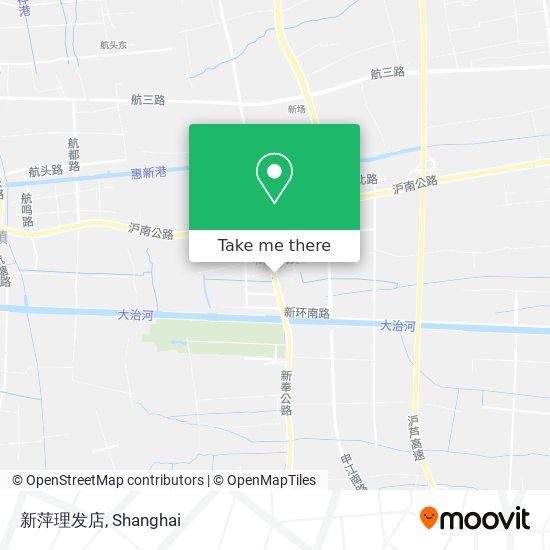 新萍理发店 map