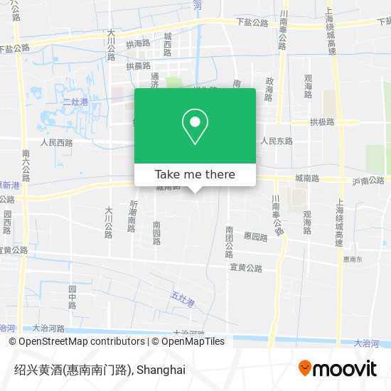 绍兴黄酒(惠南南门路) map