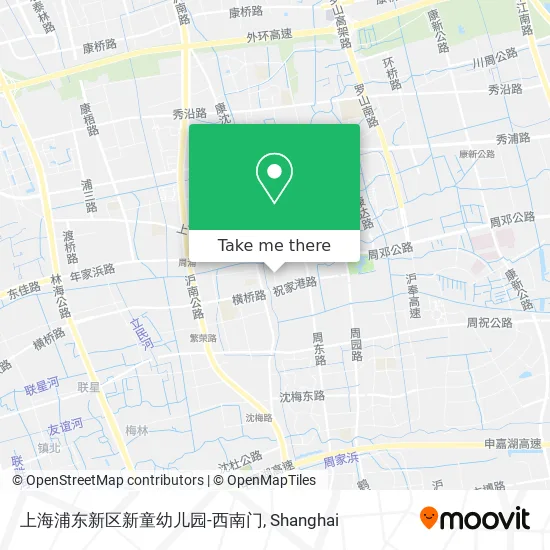 上海浦东新区新童幼儿园-西南门 map