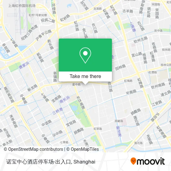诺宝中心酒店停车场-出入口 map