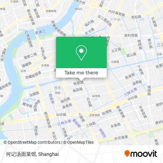何记汤面菜馆 map