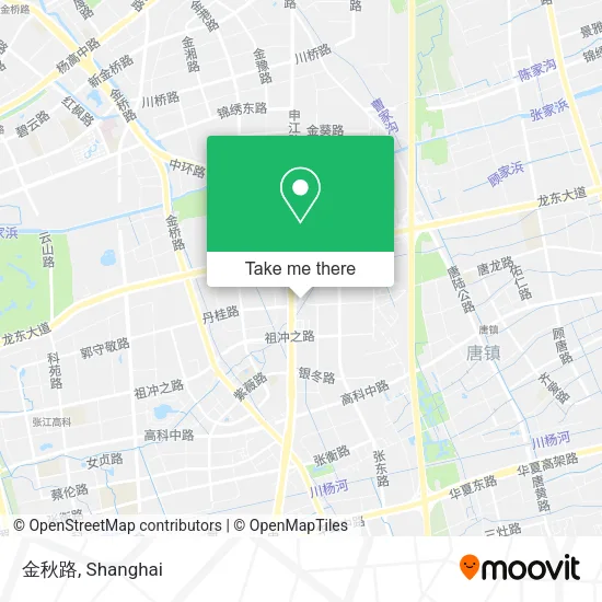金秋路 map