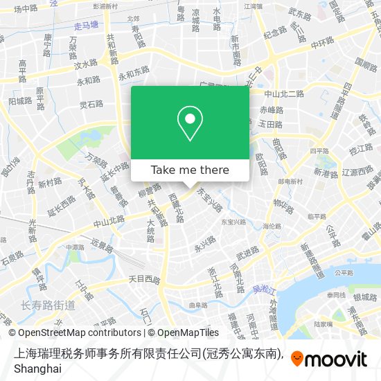 上海瑞理税务师事务所有限责任公司(冠秀公寓东南) map