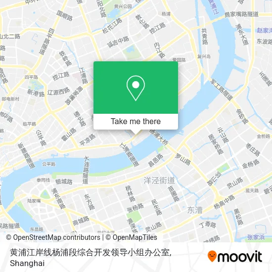 黄浦江岸线杨浦段综合开发领导小组办公室 map
