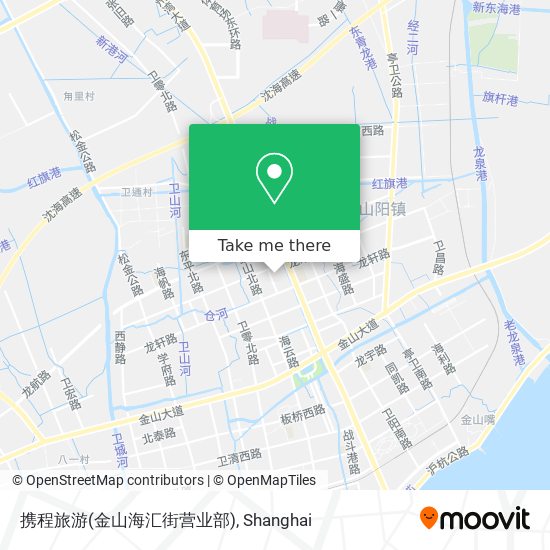 携程旅游(金山海汇街营业部) map