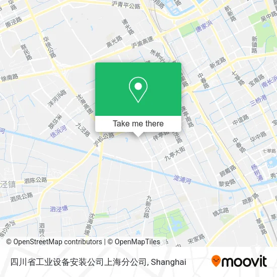 四川省工业设备安装公司上海分公司 map