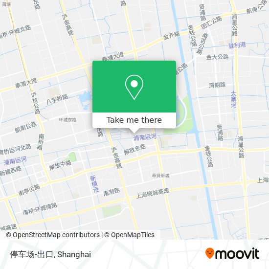 停车场-出口 map