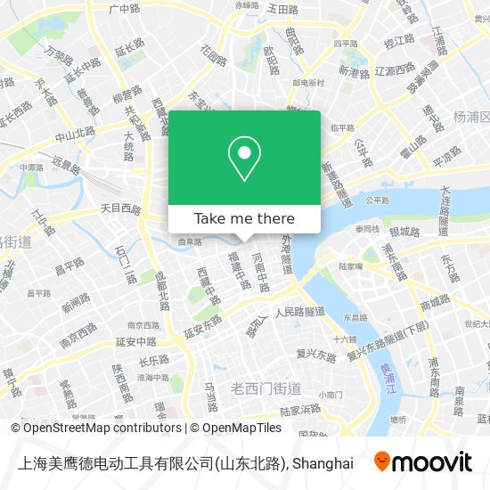 上海美鹰德电动工具有限公司(山东北路) map
