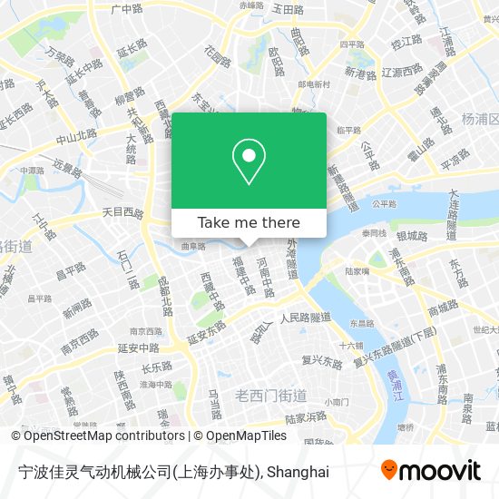 宁波佳灵气动机械公司(上海办事处) map