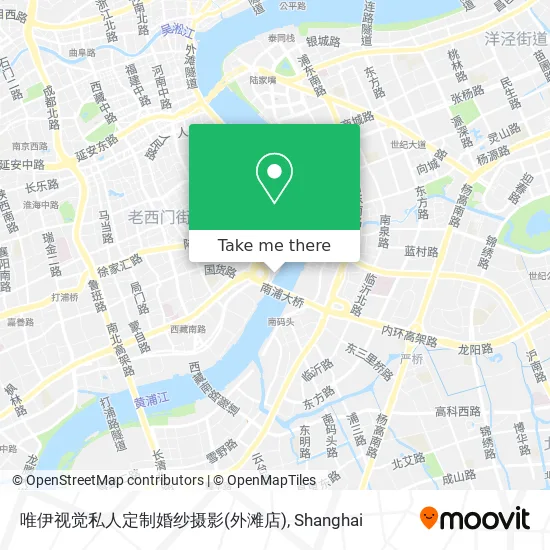 唯伊视觉私人定制婚纱摄影(外滩店) map