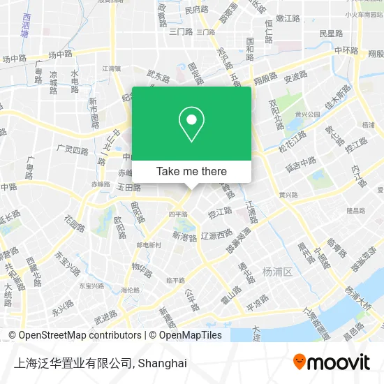 上海泛华置业有限公司 map