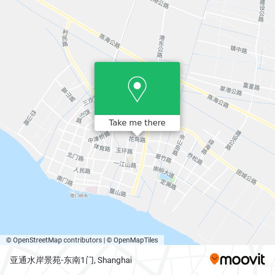 亚通水岸景苑-东南1门 map