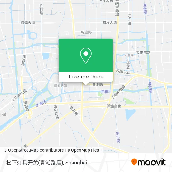 松下灯具开关(青湖路店) map