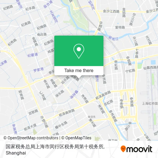 国家税务总局上海市闵行区税务局第十税务所 map