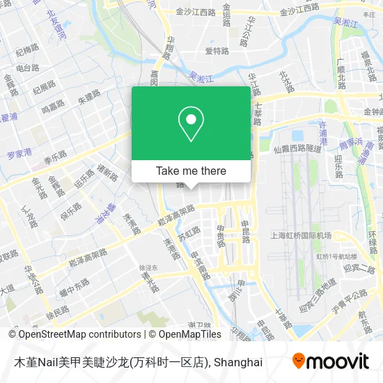 木堇Nail美甲美睫沙龙(万科时一区店) map