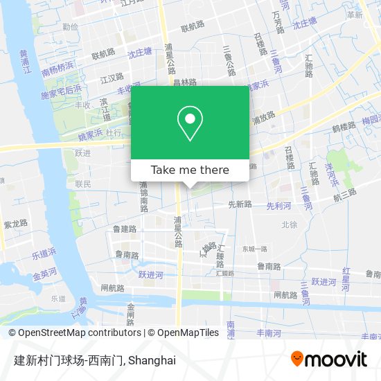 建新村门球场-西南门 map