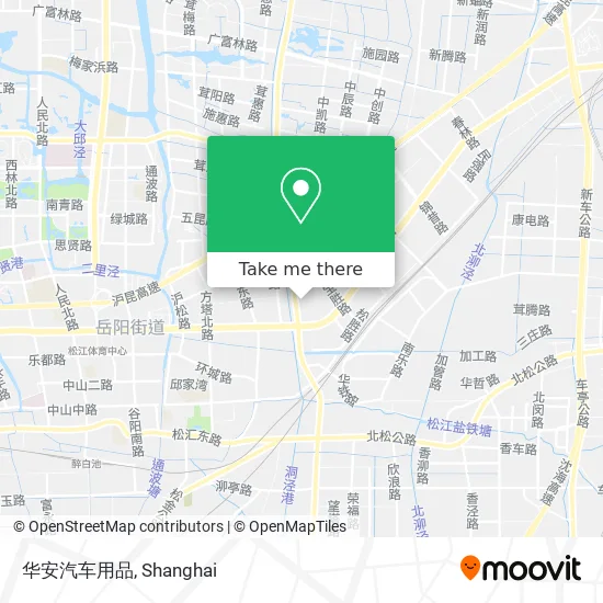 华安汽车用品 map