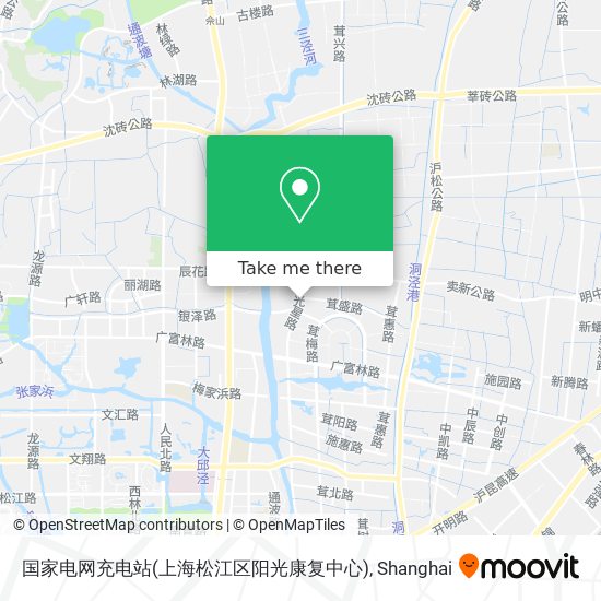 国家电网充电站(上海松江区阳光康复中心) map