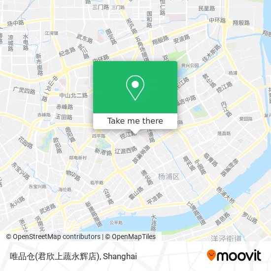 唯品仓(君欣上蔬永辉店) map