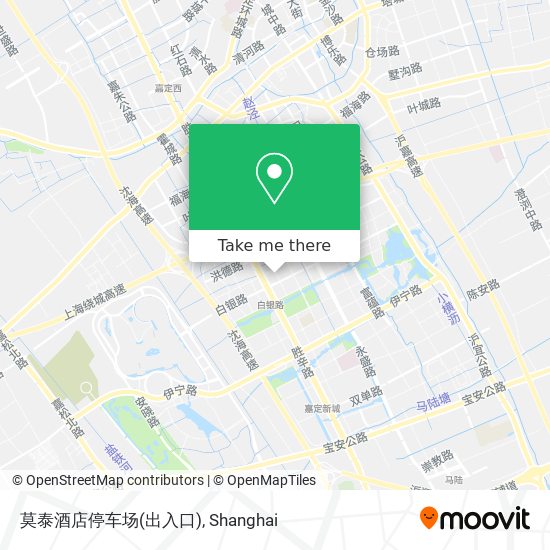 莫泰酒店停车场(出入口) map