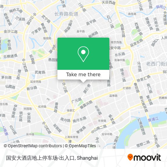 国安大酒店地上停车场-出入口 map