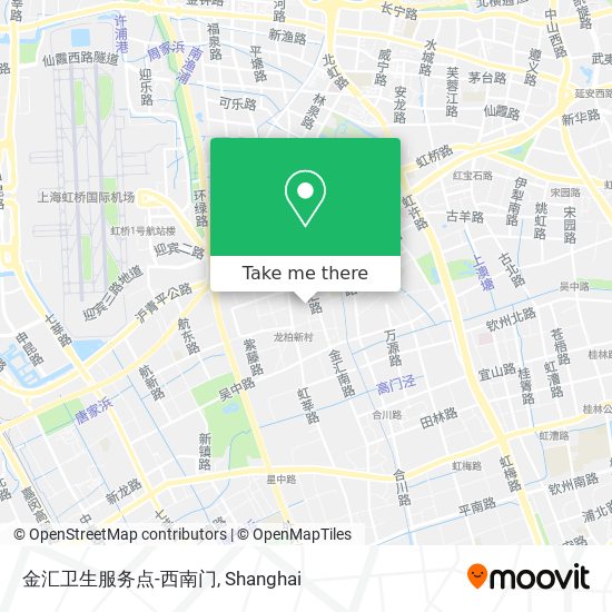 金汇卫生服务点-西南门 map
