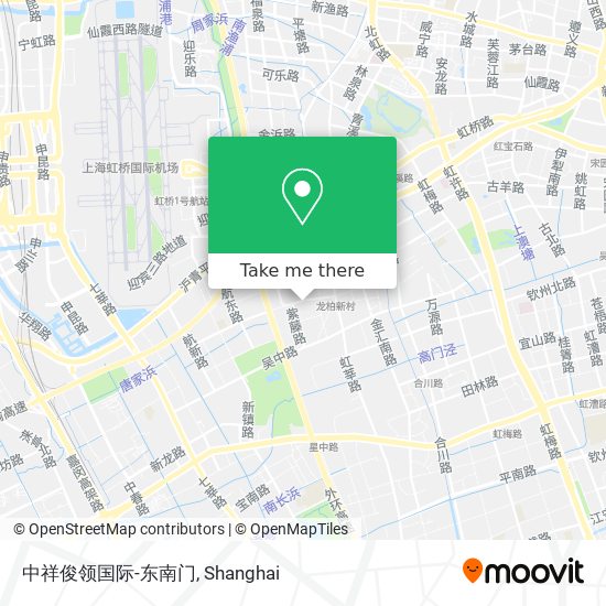 中祥俊领国际-东南门 map